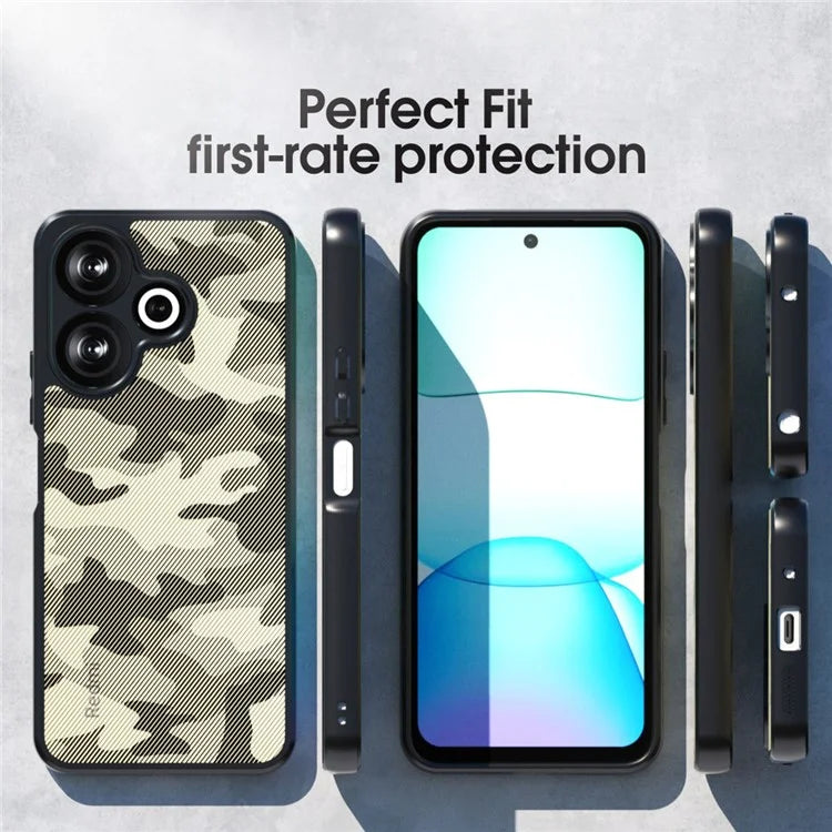 IBMRS For Xiaomi Redmi 13 5G  /  4G Case Hybrid 2 in 1 Soft TPU Hard PC Phone Cover