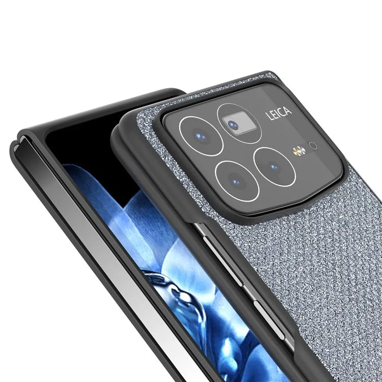ABEEL For Xiaomi Mix Fold 4 5G Case Glitter Rhinestone Texture Leather+PC Phone Cover