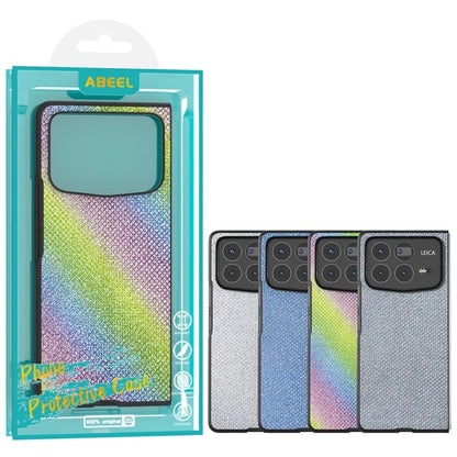 ABEEL For Xiaomi Mix Fold 4 5G Case Glitter Rhinestone Texture Leather+PC Phone Cover