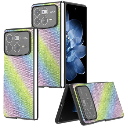 ABEEL For Xiaomi Mix Fold 4 5G Case Glitter Rhinestone Texture Leather+PC Phone Cover