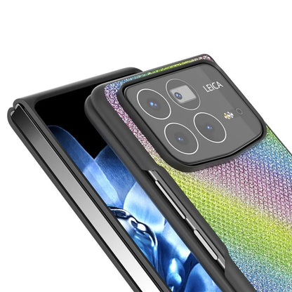 ABEEL For Xiaomi Mix Fold 4 5G Case Glitter Rhinestone Texture Leather+PC Phone Cover