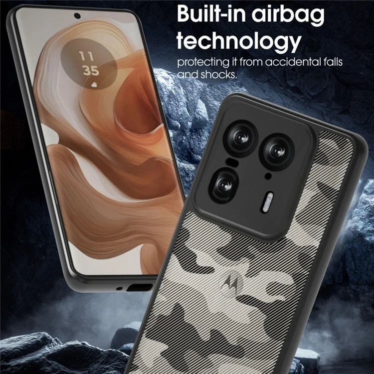 IBMRS For Motorola Moto X50 Ultra 5G / Edge 50 Ultra 5G Case TPU + PC Hybrid Design Phone Cover
