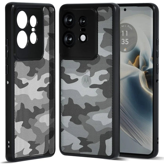 IBMRS For Motorola Edge 50 Pro 5G Case TPU + PC Heavy Duty Shockproof Phone Cover Camera Protection