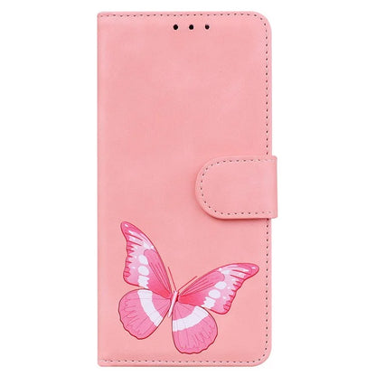 For Samsung Galaxy A06 Stand Case PU Leather Phone Cover Butterfly Printed
