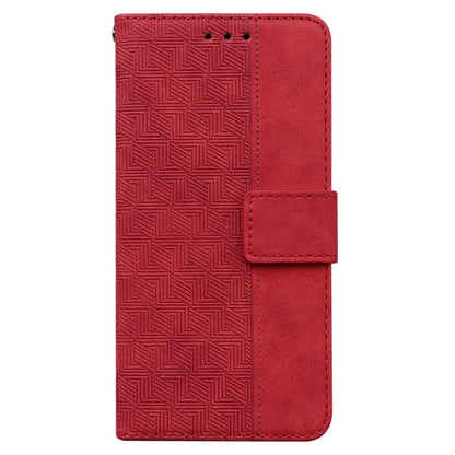 For Samsung Galaxy A06 Case Geometry Pattern Leather Wallet Phone Cover