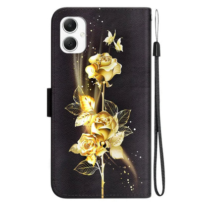For Samsung Galaxy A06 Wallet Phone Case Anti-Drop Leather Flip Cover Pattern Printing