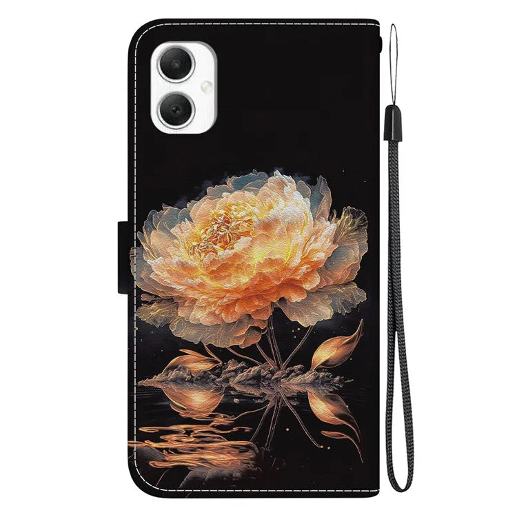 For Samsung Galaxy A06 Wallet Phone Case Anti-Drop Leather Flip Cover Pattern Printing