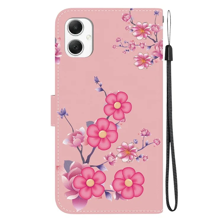 For Samsung Galaxy A06 Wallet Phone Case Anti-Drop Leather Flip Cover Pattern Printing