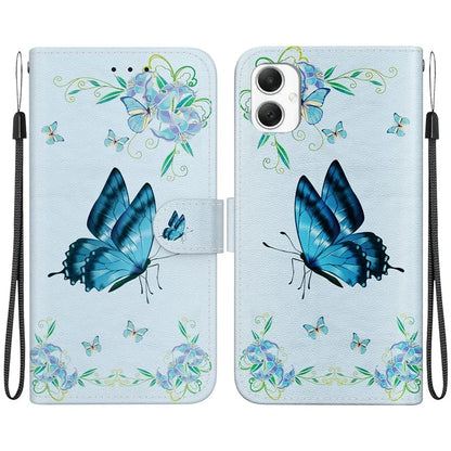 For Samsung Galaxy A06 Wallet Phone Case Anti-Drop Leather Flip Cover Pattern Printing