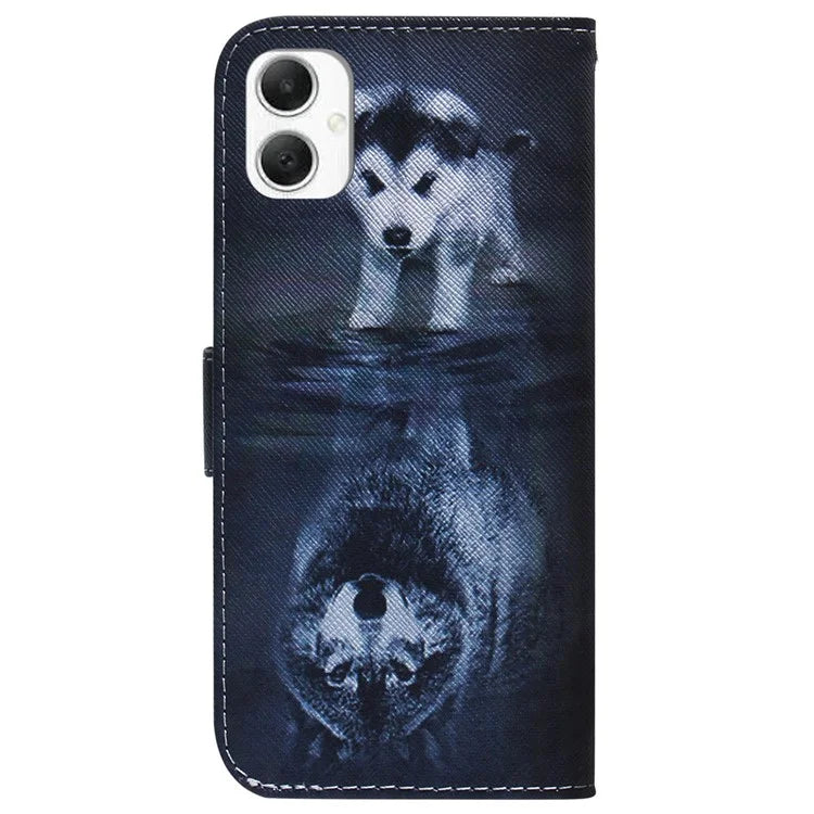 For Samsung Galaxy A06 Wallet Case Pattern Print Leather Phone Cover