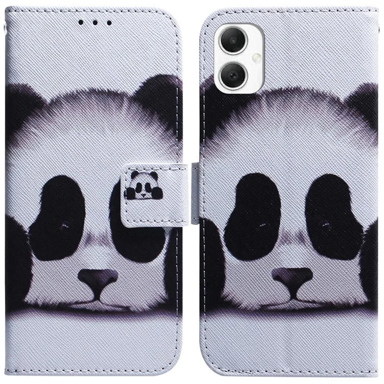 For Samsung Galaxy A06 Wallet Case Pattern Print Leather Phone Cover
