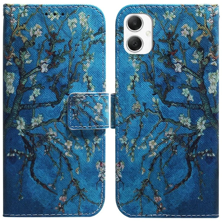 For Samsung Galaxy A06 Wallet Case Pattern Print Leather Phone Cover