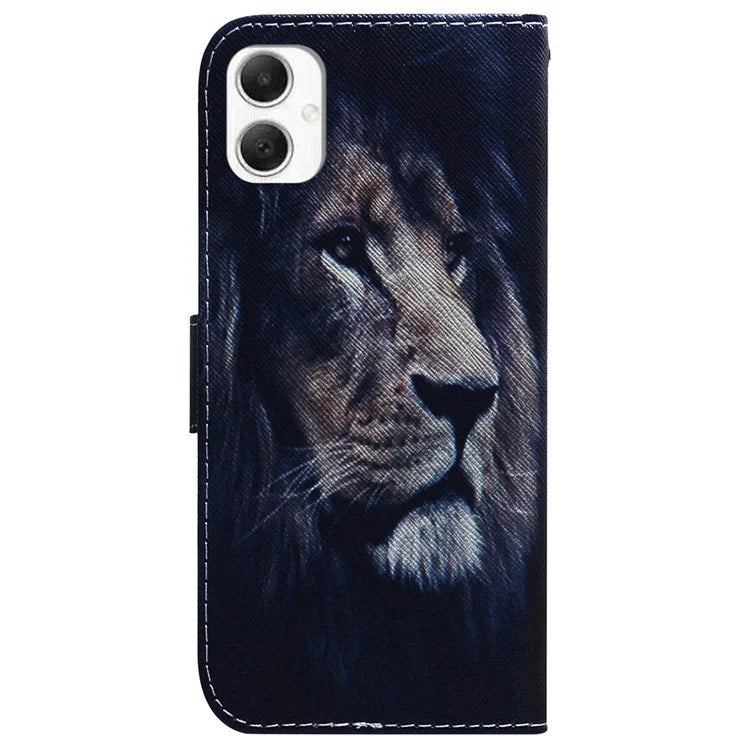 For Samsung Galaxy A06 Wallet Case Pattern Print Leather Phone Cover