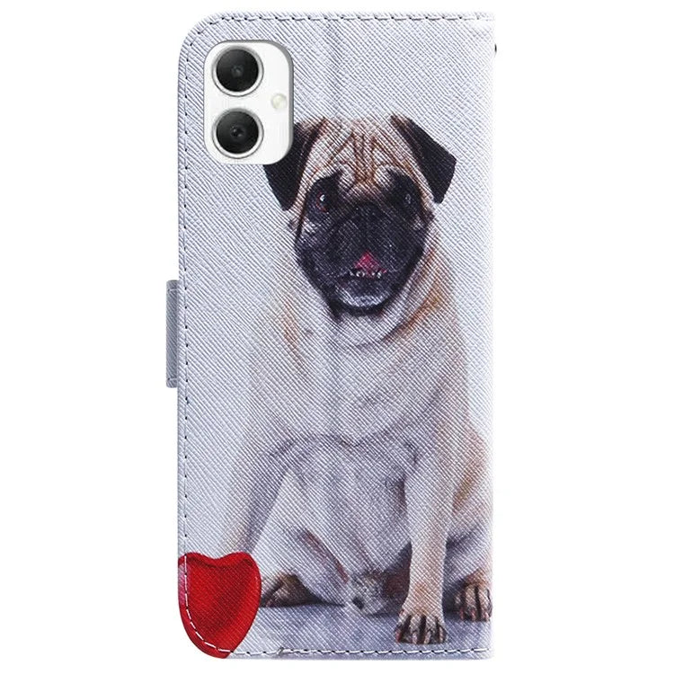 For Samsung Galaxy A06 Wallet Case Pattern Print Leather Phone Cover