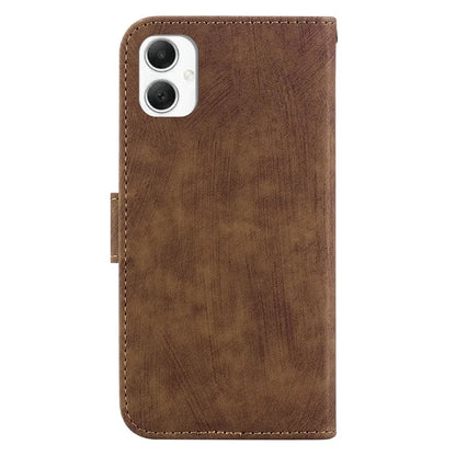 For Samsung Galaxy A06 Wallet Case Tiger Imprint Leather Shockproof Phone Cover