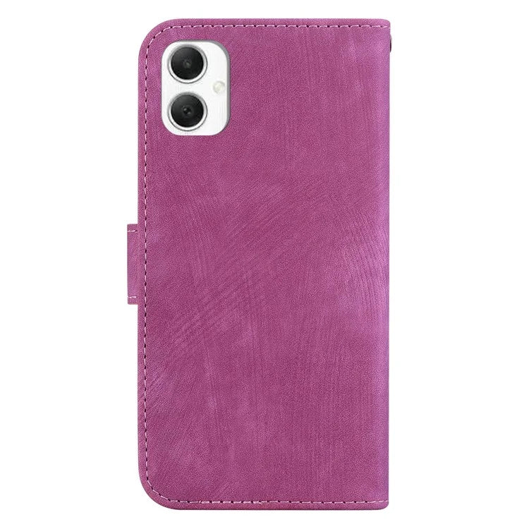 For Samsung Galaxy A06 Wallet Case Tiger Imprint Leather Shockproof Phone Cover