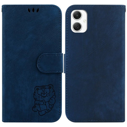 For Samsung Galaxy A06 Wallet Case Tiger Imprint Leather Shockproof Phone Cover