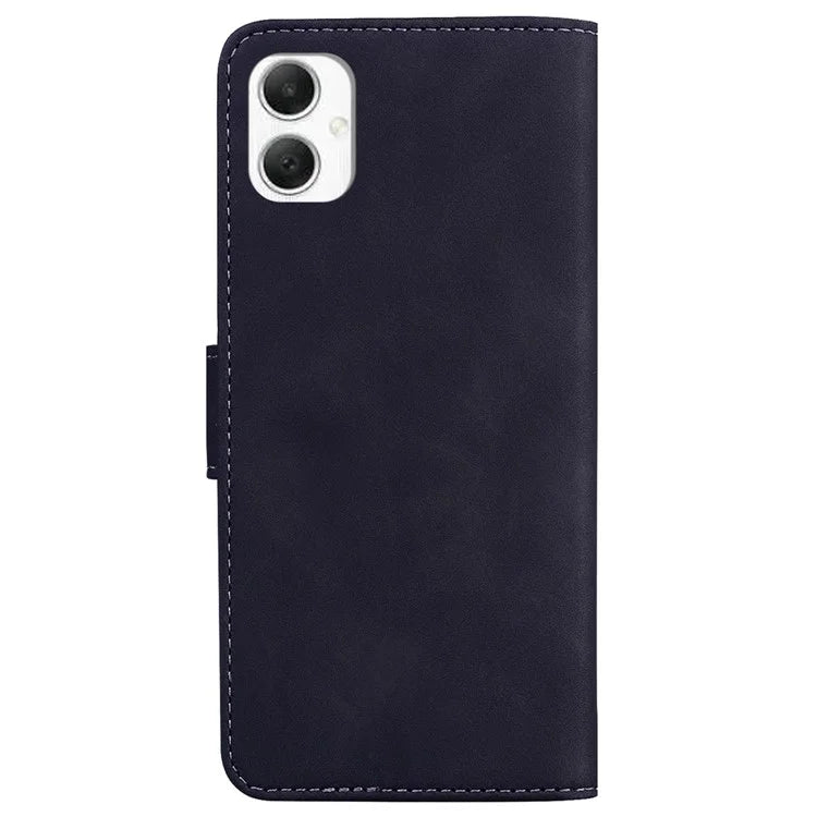 For Samsung Galaxy A06 Case Solid Color Leather Wallet Phone Cover