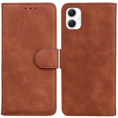 For Samsung Galaxy A06 Case Solid Color Leather Wallet Phone Cover