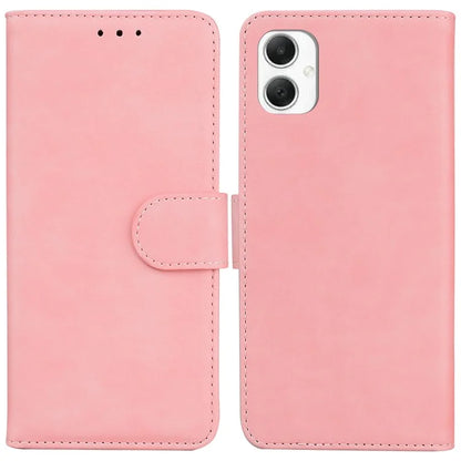 For Samsung Galaxy A06 Case Solid Color Leather Wallet Phone Cover