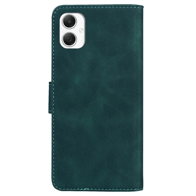 For Samsung Galaxy A06 Case Solid Color Leather Wallet Phone Cover