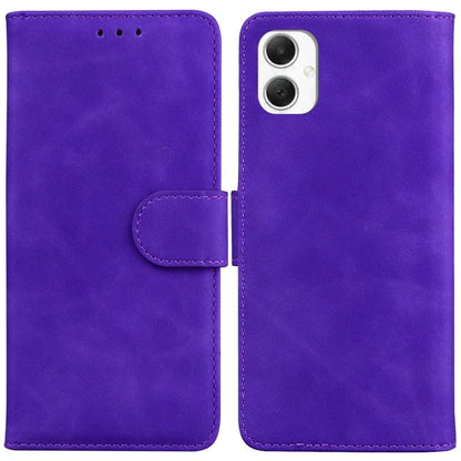 For Samsung Galaxy A06 Case Solid Color Leather Wallet Phone Cover