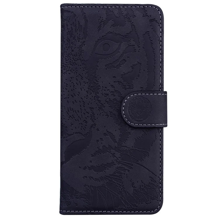 For Samsung Galaxy A06 Case Tiger Imprint Leather Wallet Phone Cover