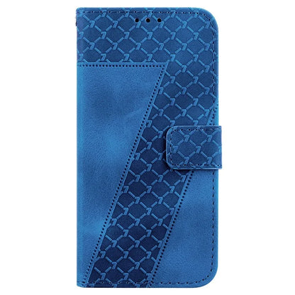 For Samsung Galaxy A06 Stand Case 7-Shaped Pattern Imprint Leather Phone Cover