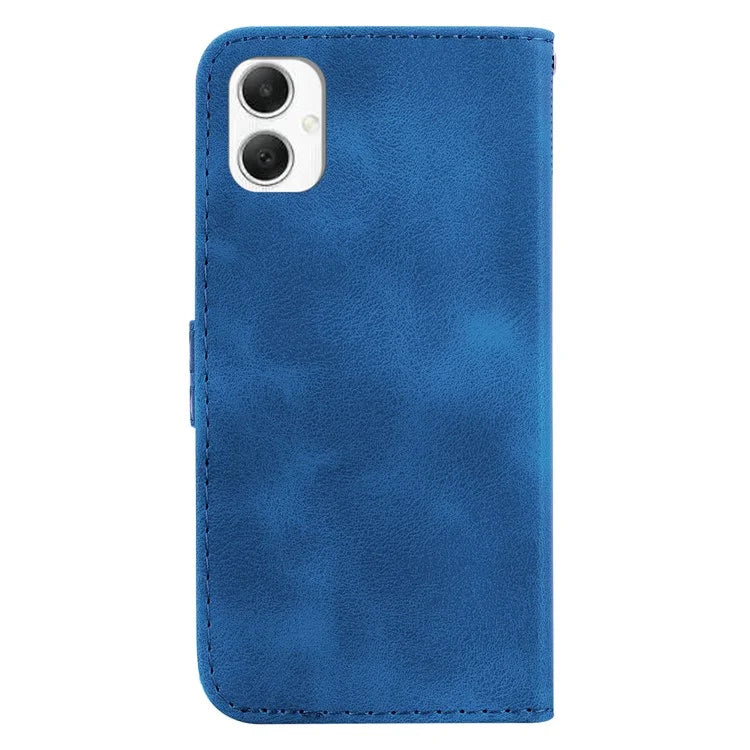 For Samsung Galaxy A06 Stand Case 7-Shaped Pattern Imprint Leather Phone Cover
