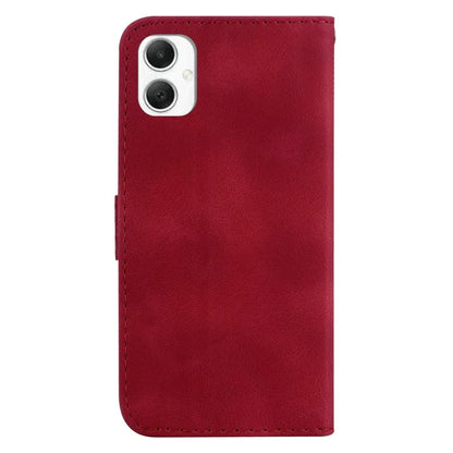 For Samsung Galaxy A06 Stand Case 7-Shaped Pattern Imprint Leather Phone Cover