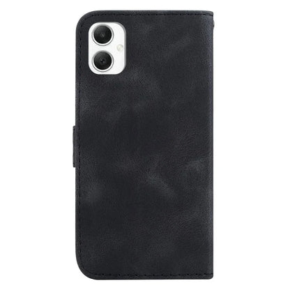 For Samsung Galaxy A06 Stand Case 7-Shaped Pattern Imprint Leather Phone Cover