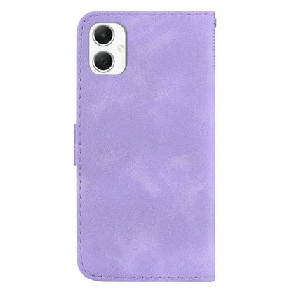 For Samsung Galaxy A06 Stand Case 7-Shaped Pattern Imprint Leather Phone Cover
