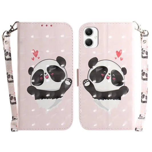 For Samsung Galaxy A06 Case Pattern Printing Leather Wallet Phone Cover