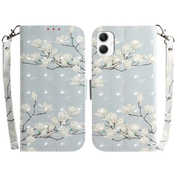 For Samsung Galaxy A06 Case Pattern Printing Leather Wallet Phone Cover