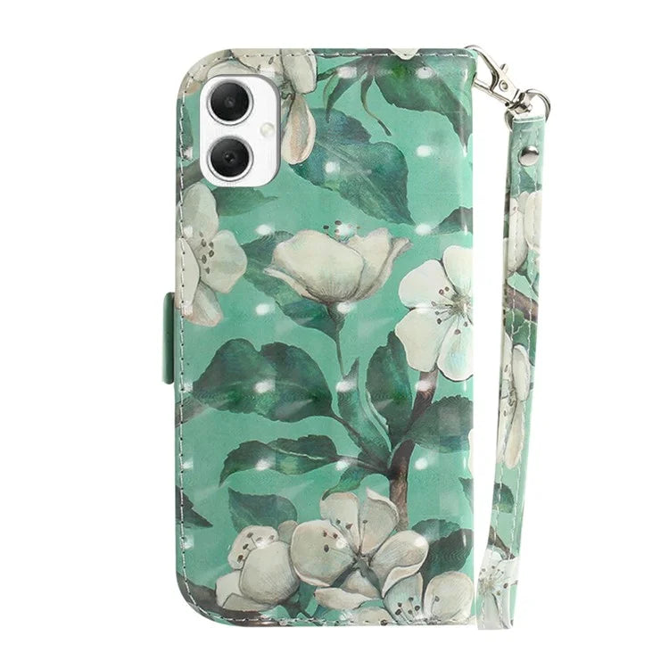 For Samsung Galaxy A06 Case Pattern Printing Leather Wallet Phone Cover