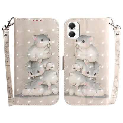 For Samsung Galaxy A06 Case Pattern Printing Leather Wallet Phone Cover