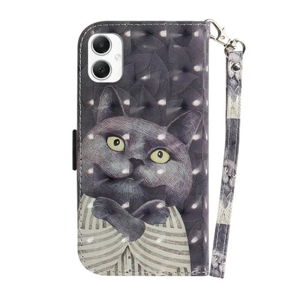 For Samsung Galaxy A06 Case Pattern Printing Leather Wallet Phone Cover