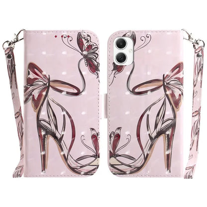 For Samsung Galaxy A06 Case Pattern Printing Leather Wallet Phone Cover