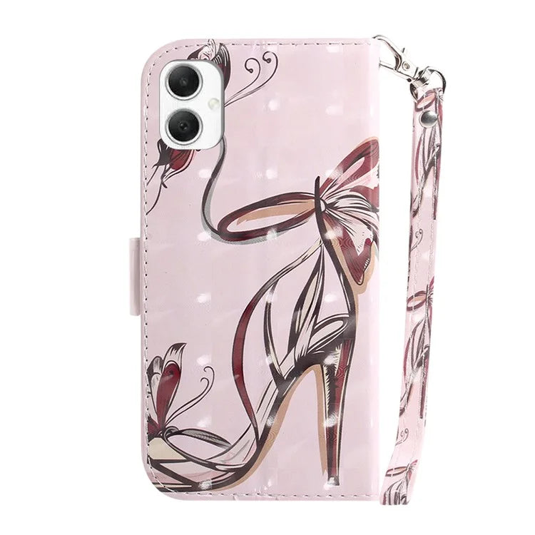 For Samsung Galaxy A06 Case Pattern Printing Leather Wallet Phone Cover