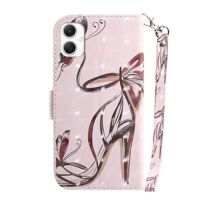 For Samsung Galaxy A06 Case Pattern Printing Leather Wallet Phone Cover