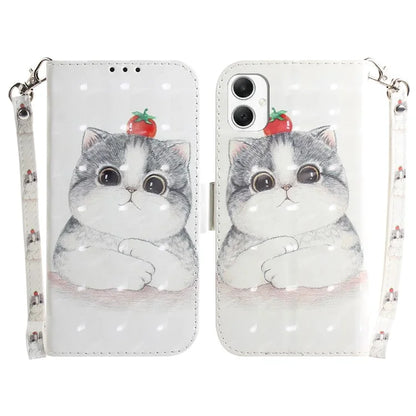 For Samsung Galaxy A06 Case Pattern Printing Leather Wallet Phone Cover