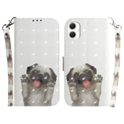 For Samsung Galaxy A06 Case Pattern Printing Leather Wallet Phone Cover