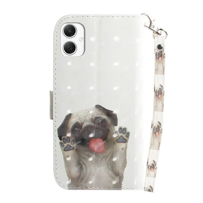 For Samsung Galaxy A06 Case Pattern Printing Leather Wallet Phone Cover