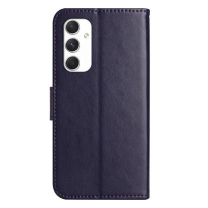 For Samsung Galaxy A16 5G Case Wallet Stand Imprinted Butterfly Flower PU Leather Phone Cover