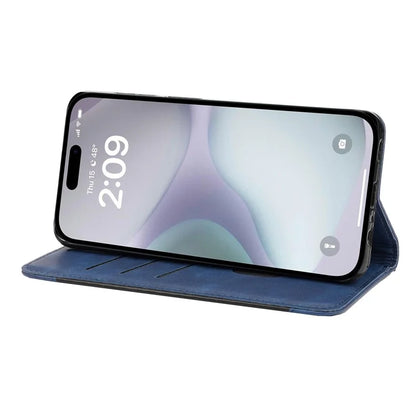 For iPhone 16 Plus Case PU Leather Shockproof Protection Wallet Phone Cover