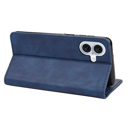 For iPhone 16 Plus Case PU Leather Shockproof Protection Wallet Phone Cover