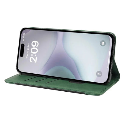 For iPhone 16 Plus Case PU Leather Shockproof Protection Wallet Phone Cover