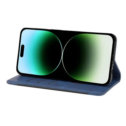 For iPhone 16 Pro Case PU Leather Shockproof Protection Wallet Phone Cover