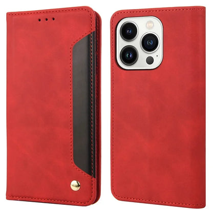 For iPhone 16 Pro Case PU Leather Shockproof Protection Wallet Phone Cover