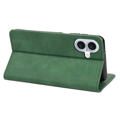 For iPhone 16 Case PU Leather Shockproof Protection Wallet Phone Cover